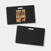 Ziege Ausweis (Vorder- & Rückseite)