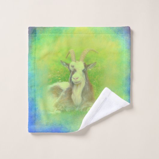 Ziege Badhandtuch Set (Waschlappen)