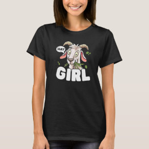 Ziege Bauer Ziege Lady Rancher Farm 1 T-Shirt