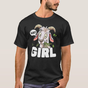 Ziege Bauer Ziege Lady Rancher Farm 1 T-Shirt