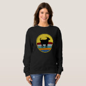 Ziege Bauer Ziegenhalter Sweatshirt (Vorne ganz)