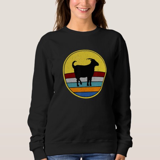 Ziege Bauer Ziegenhalter Sweatshirt (Vorderseite)