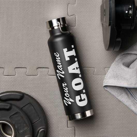 ZIEGE Bester aller Zeit personalisiert Trinkflasche (Fitnessstudio)