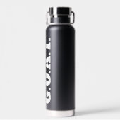 ZIEGE Bester aller Zeit personalisiert Trinkflasche (Rückseite)