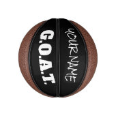 Ziege Bester aller Zeiten, kundenspezifischer Mini Mini Basketball (Vertikal)