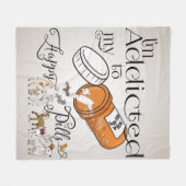 ZIEGE | Bewahrt meine Glückspilzen Fleecedecke (Vorderseite (Horizontal))