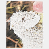 ZIEGE | Bubblegum Baby Angora Goat by GetYerGoat™ Fleecedecke (Vorderseite)