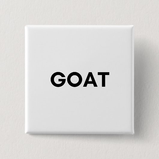 Ziege Button (Vorderseite)