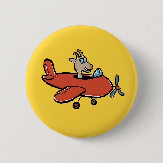 Ziege Button (Vorderseite)