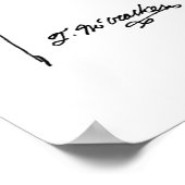 Ziege Cartoon 6928 Poster (Ecke)