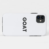 Ziege Case-Mate iPhone Hülle (Rückseite (Horizontal))