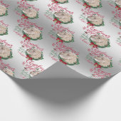 ZIEGE | Christmas Wünsche Baby Goat Kisses Angora Geschenkpapier (Ecke)