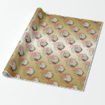 ZIEGE | Christmas Wünsche Baby Goat Kisses Angora Geschenkpapier<br><div class="desc">KENNEN SIE DIESES Weihnachtsgeschenk Wrapping Paper- Adorable Porträtmalerei einer Angora-Ziege mit Weihnachtsgrün, Heiligenbäumen und Beeren, einem roten Bogen und Misteloe - mit verziertem Kalligrafiettext mit dem Aufdruck: Weihnachtswünsche und Kinderziegen Kisses auf einem herausnehmbaren goldenen Hintergrund - entfernen Sie den Hintergrund, um Weiß zu zeigen oder wählen Sie aus der individuellen...</div>
