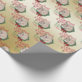 ZIEGE | Christmas Wünsche Baby Goat Kisses Angora Geschenkpapier (Ecke)