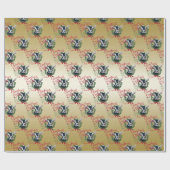 ZIEGE | Christmas wünscht Baby Goat Kisses Alpine Geschenkpapier (Flach)