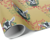 ZIEGE | Christmas wünscht Baby Goat Kisses Alpine Geschenkpapier (Rolleneckpunkt)
