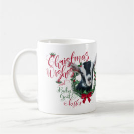 ZIEGE | Christmas wünscht Baby Goat Kisses Alpine Kaffeetasse