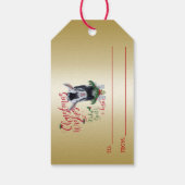 ZIEGE | Christmas wünscht Baby Goat Kisses Nigeria Geschenkanhänger (Rückseite)