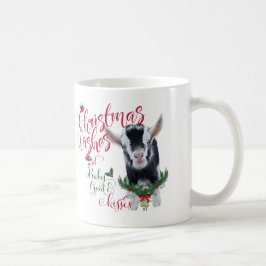 ZIEGE | Christmas wünscht Baby Goat Kisses Nigeria Kaffeetasse