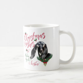 ZIEGE | Christmas wünscht Baby Goat Kisses Nubian Kaffeetasse