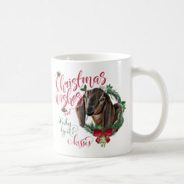 ZIEGE | Christmas wünscht Baby Goat Kisses Nubian Kaffeetasse