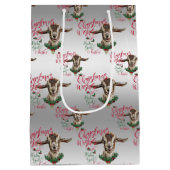 ZIEGE | Christmas wünscht Baby Goat Kisses Togg Mittlere Geschenktüte (Rückseite)