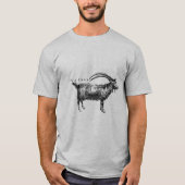 Ziege der antiken Naturgeschichte oder Ibex T-Shirt (Vorderseite)