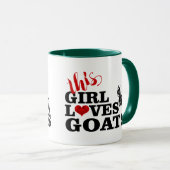 ZIEGE | Dieses Mädchen Lieben Ziegen spielend Pygm Tasse (VorderseiteRechts)