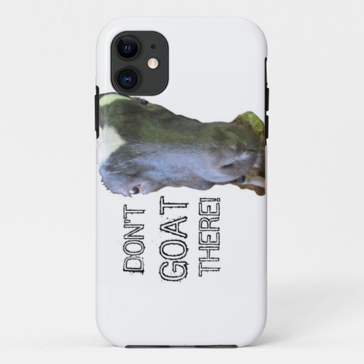 Ziege "DON'T GOAT DA" iPhone 5 Fall Case-Mate iPhone Hülle (Rückseite)