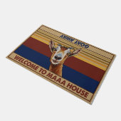 Ziege Doormat, Funny Goat Lover Geschenk Fußmatte (Schrägansicht)