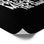 Ziege, du kannst Glück nicht kaufen Poster (Ecke)