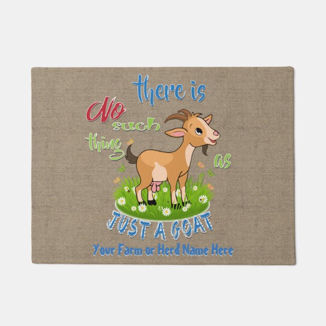 ZIEGE | EINFACH EIN ZIEGEL GetYerGoat™ Fußmatte (Vorderseite)