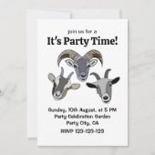 Ziege Einladung (Vorderseite)