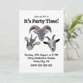 Ziege Einladung (Stehend Vorderseite)