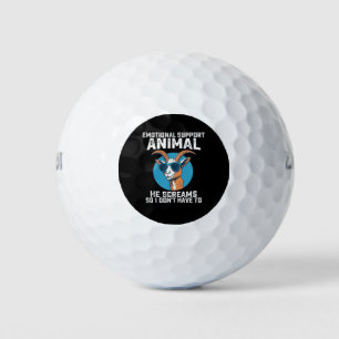 Ziege emotionale Unterstützung Tier Er schreit, al Golfball