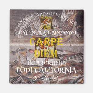 Ziege Entrails Zinfandel aus Kalifornien Magnet