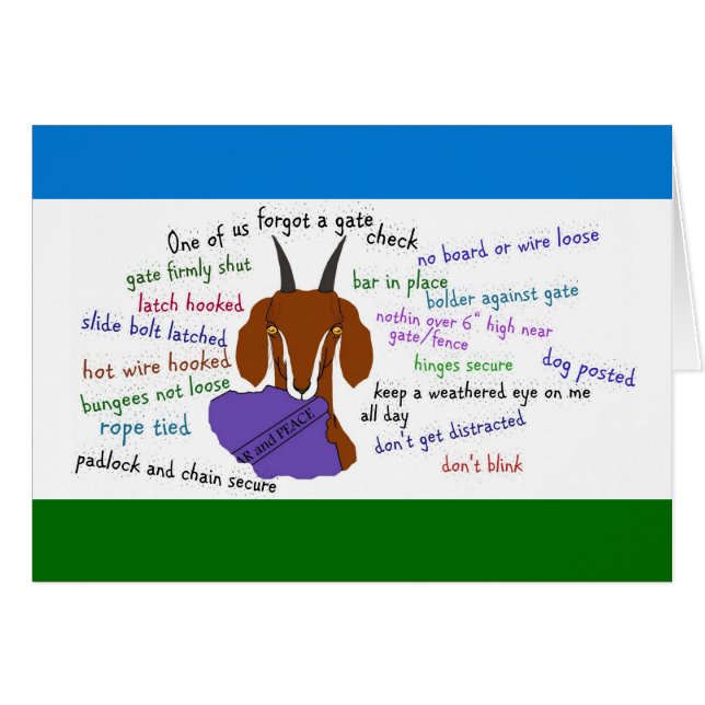 Ziege, Entweichenproblem, nubian, Boer (Vorderseite (Horizontal))