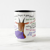 Ziege, Escape-Künstler, Toggenburger Ziege, Ziegen Tasse (Zentrum)