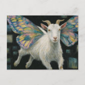 Ziege Fairy Postkarte (Vorderseite)