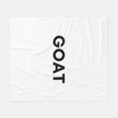 Ziege Fleecedecke (Vorderseite (Horizontal))