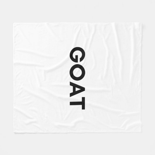 Ziege Fleecedecke (Vorderseite (Horizontal))