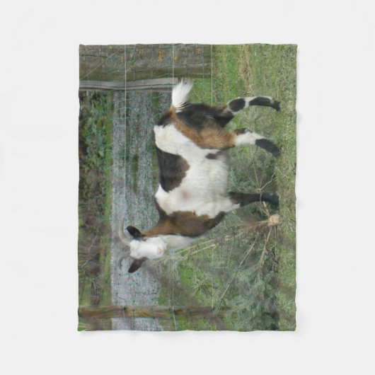 Ziege Fleecedecke (Vorderseite)