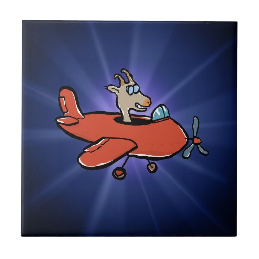 Ziege Fliese (Vorderseite)