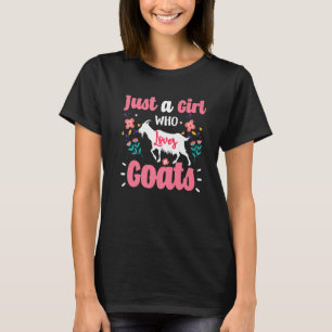 Ziege Frauen Mädchen nur ein Mädchen, die Lieben Z T-Shirt