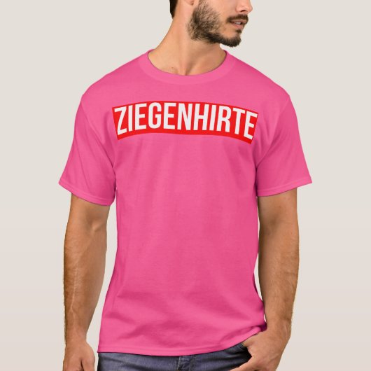 Ziege für den Bauer-Bock-Schafhalter T-Shirt (Vorderseite)
