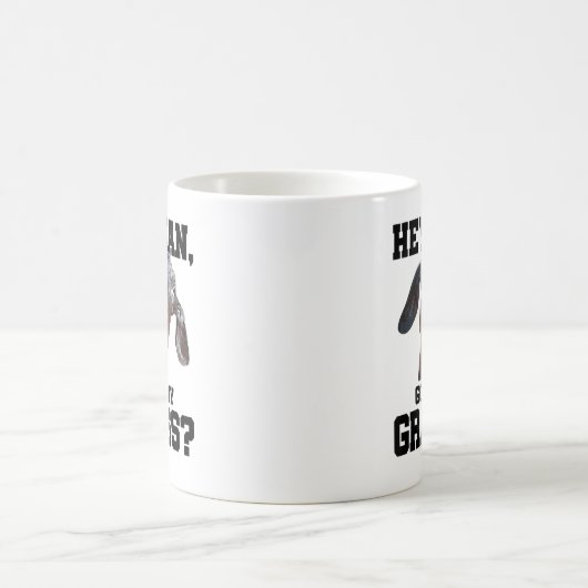 Ziege für Goat Lovers Farm Bekleidung Meme Pun Fun Kaffeetasse (Mittel)