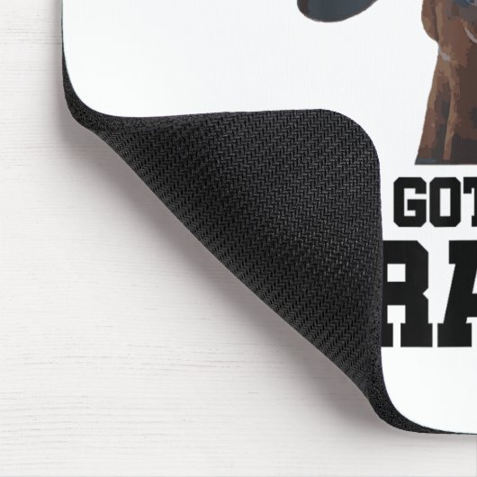 Ziege für Goat Lovers Farm Bekleidung Meme Pun Fun Mousepad (Ecke)