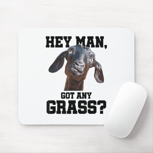 Ziege für Goat Lovers Farm Bekleidung Meme Pun Fun Mousepad (Mit Mouse)