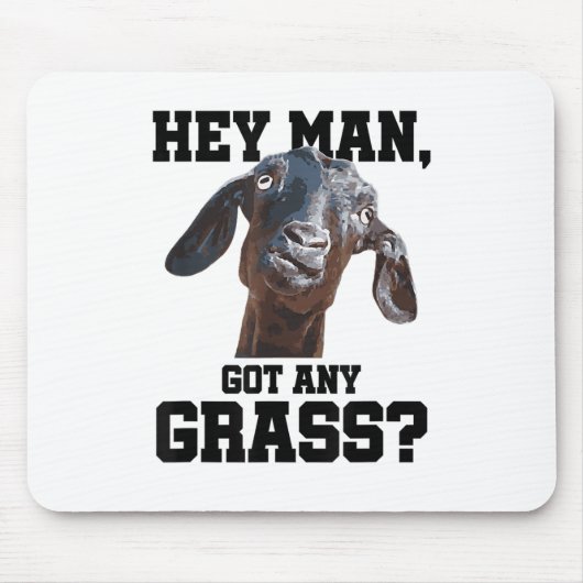 Ziege für Goat Lovers Farm Bekleidung Meme Pun Fun Mousepad (Vorne)