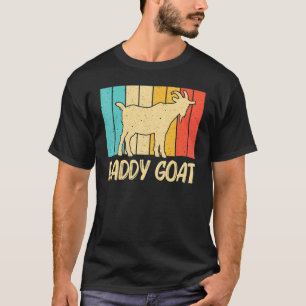 Ziege für Männer Papa Bauernhof Tier Ziegenflüste T-Shirt